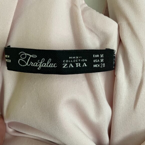 Blush Pink Embellished Bodycon Dress - Picture 6 of 8